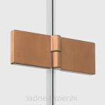 Miedź szczotkowana kabina prysznicowa NESTA COPPER BRUSHED 120x110 K-4673 NEW TRENDY - 5