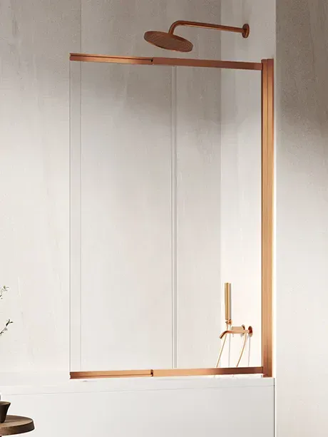 Parawan rozsuwany nawannowy SENSI 100x150 Copper Brushed NEW TRENDY P-0264
