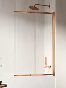 Parawan rozsuwany nawannowy SENSI 100x150 Copper Brushed NEW TRENDY P-0264