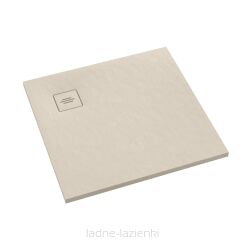 Brodzik PROTOS CASHMERE STONE 90x90 kremowy Schedline 3SP.P1K-9090/PK/ST-M1/PK/ST
