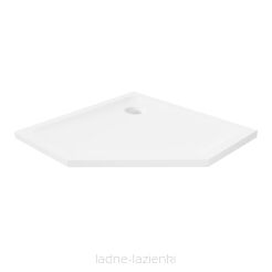 Brodzik pięciokątny 80x80 MILD biały NEW TRENDY B-0623