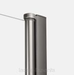 Grafitowa kabina prysznicowa 80x70 NEW SOLEO GUNMETAL BRUSHED New Trendy K-4389 - 6