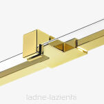 Złota Kabina prysznicowa AVEXA GOLD SHINE 90x90 prawa połysk NEW TRENDY EXK-1661GM - 5