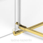 Złota Kabina prysznicowa AVEXA GOLD SHINE 90x90 prawa połysk NEW TRENDY EXK-1661GM - 3