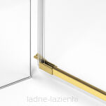 Złota Kabina prysznicowa AVEXA GOLD SHINE 90x90 prawa połysk NEW TRENDY EXK-1661GM - 4