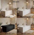 Panel akrylowy do wanny White mat 140 Schedline 5P.PW-140/B/MG - 4